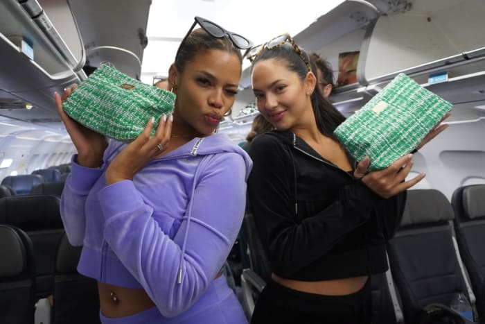 Kamie Crawford and Christen Harper.